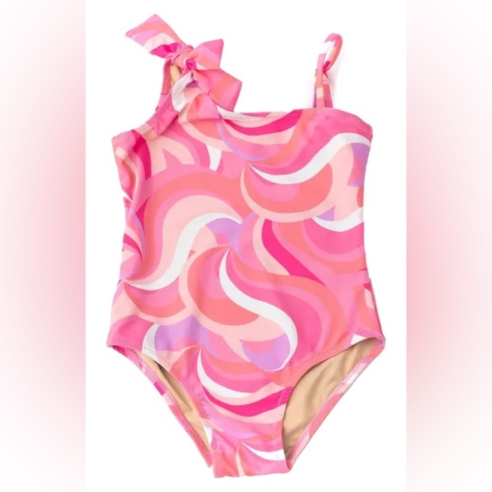 Shade Critters Girls Pink Swirl Swimsuit in size 3T
